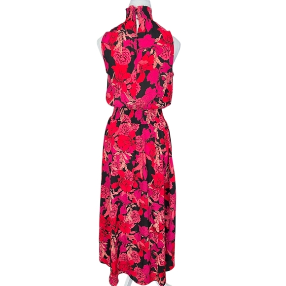 Nanette Lepore Smock Neck and Waist Floral Dress Valentines Day Outfit Size 2 - Picture 2 of 8